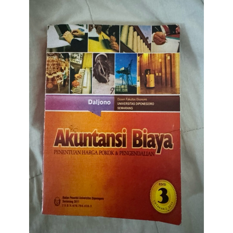 preloved buku akuntansi biaya daljono