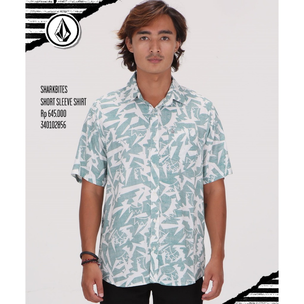 RAYSURF VOLCOM KEMEJA PRIA 340102856 ORIGINAL