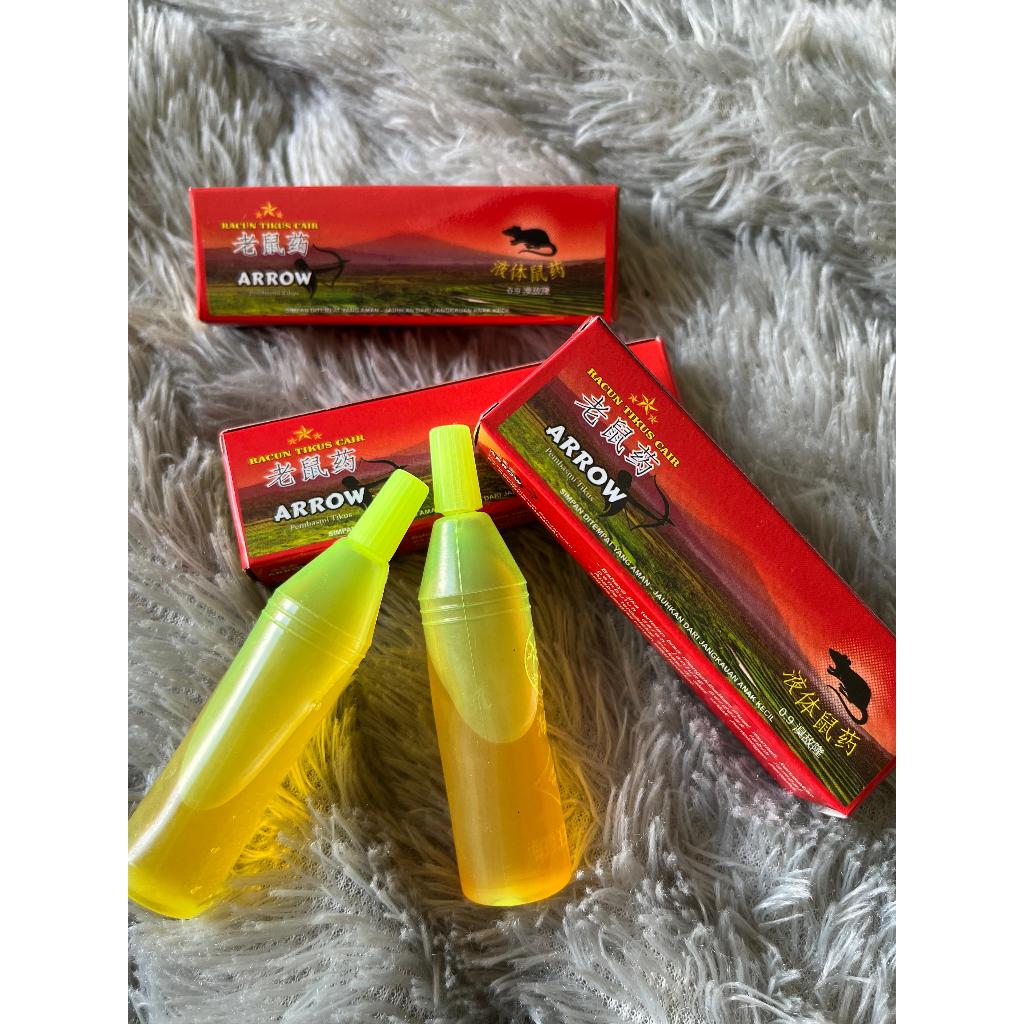 Arrow Pembasi Tikus Cairan/Tetes Warna Kuning Rodentisida 10ml
