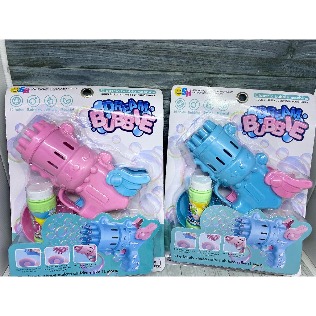 Mainan Bubble Machine nerf gun / Gelembung Sabun Otomatis 10 Hole Blower BUBLE SET SH679