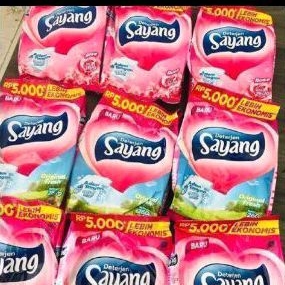 Sayang Detergent Rose fresh Sachet 40gr (Isi 6 Sachet)