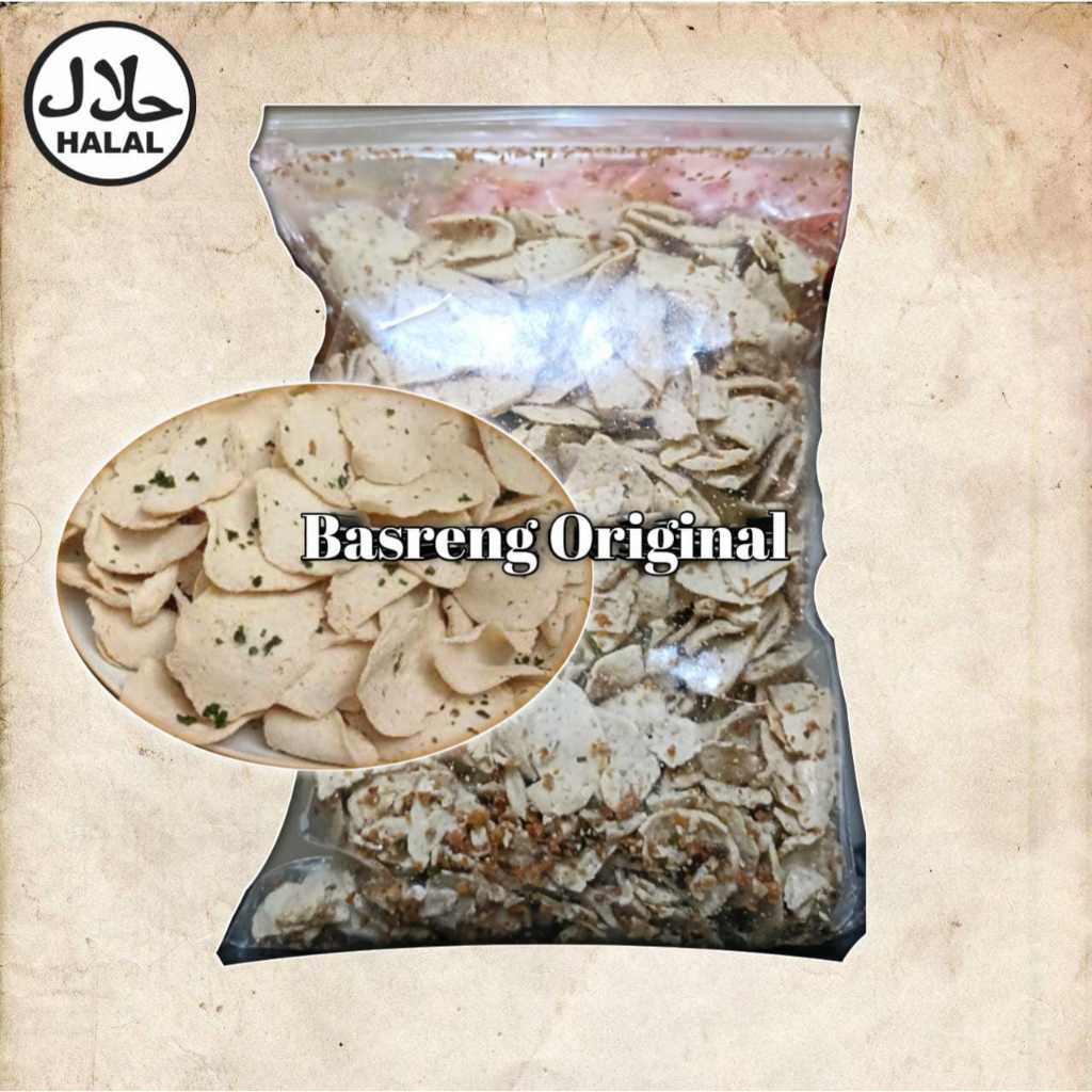 

KEMASAN 500g BASRENG DAUN JERUK pedas enak dan crispy