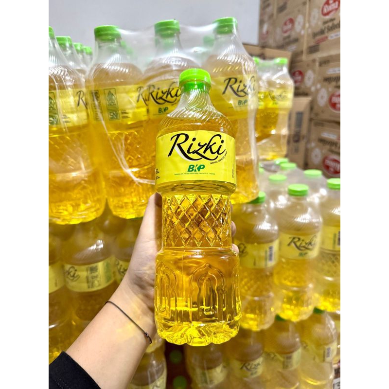 

(1 KRAT) RIZKI MINYAK GORENG BOTOL 800 ML ISI 12 PCS
