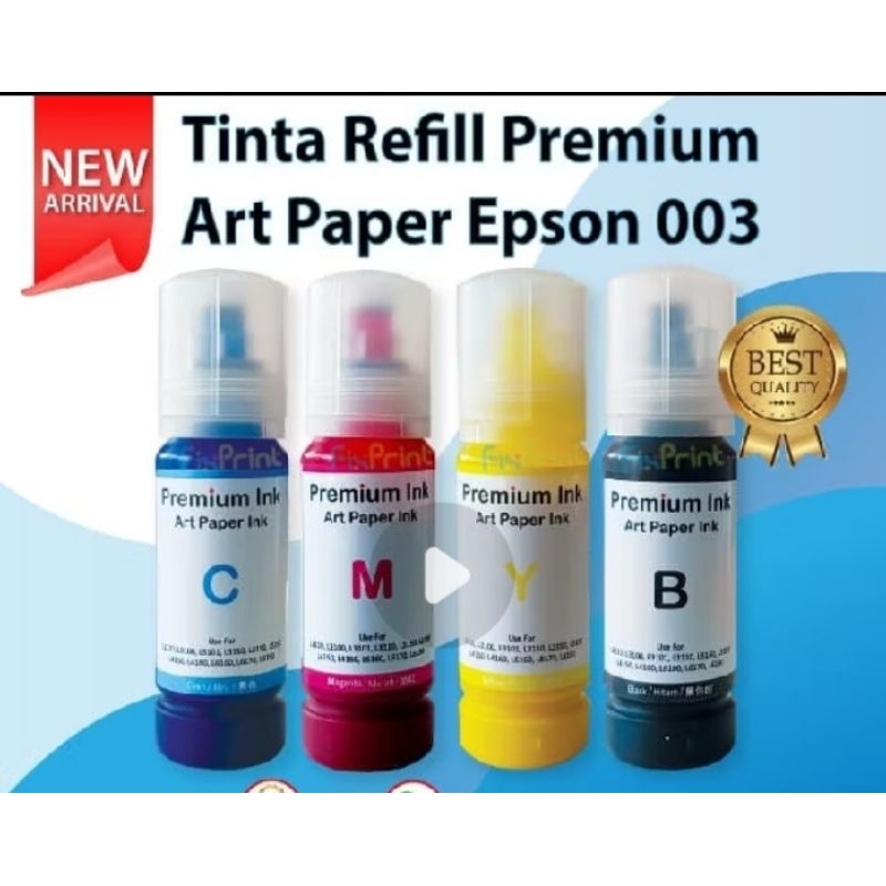 tinta Epson art paper 1set l3210 l3210 l3250 l3110