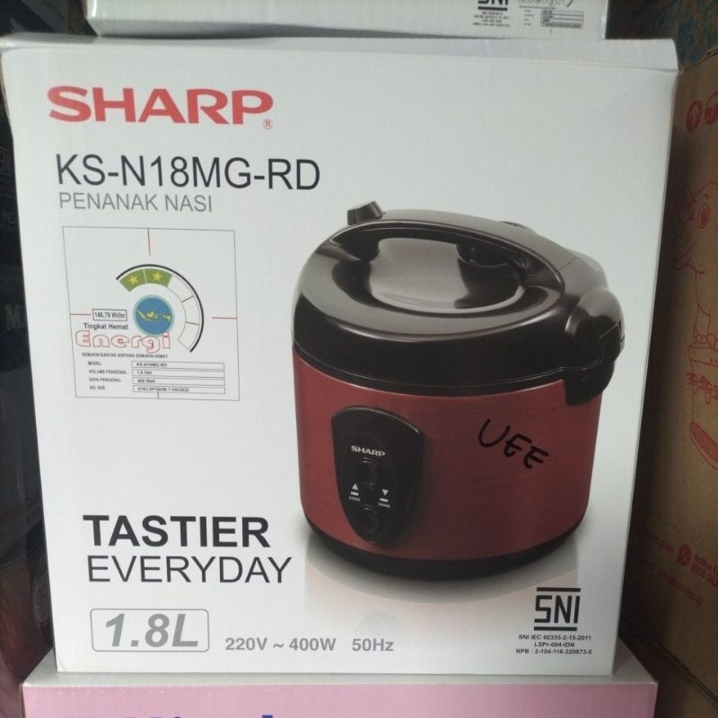 Penanak Nasi Sharp KS-N18MG-RD 1.8L Murah Kualitas Bagus // Rice Cooker Sharp 1.8L Penanak Nasi Shar