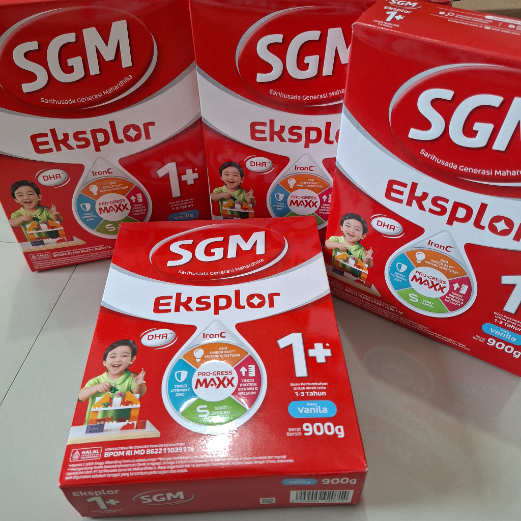 

SGM Eksplor 1+ Vanila /Susu 900gr – Susu Pertumbuhan untuk Anak 1-3 Tahun