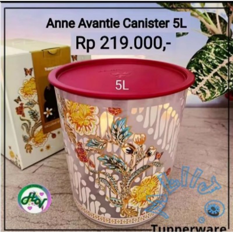 Canister 5 liter Tupperware