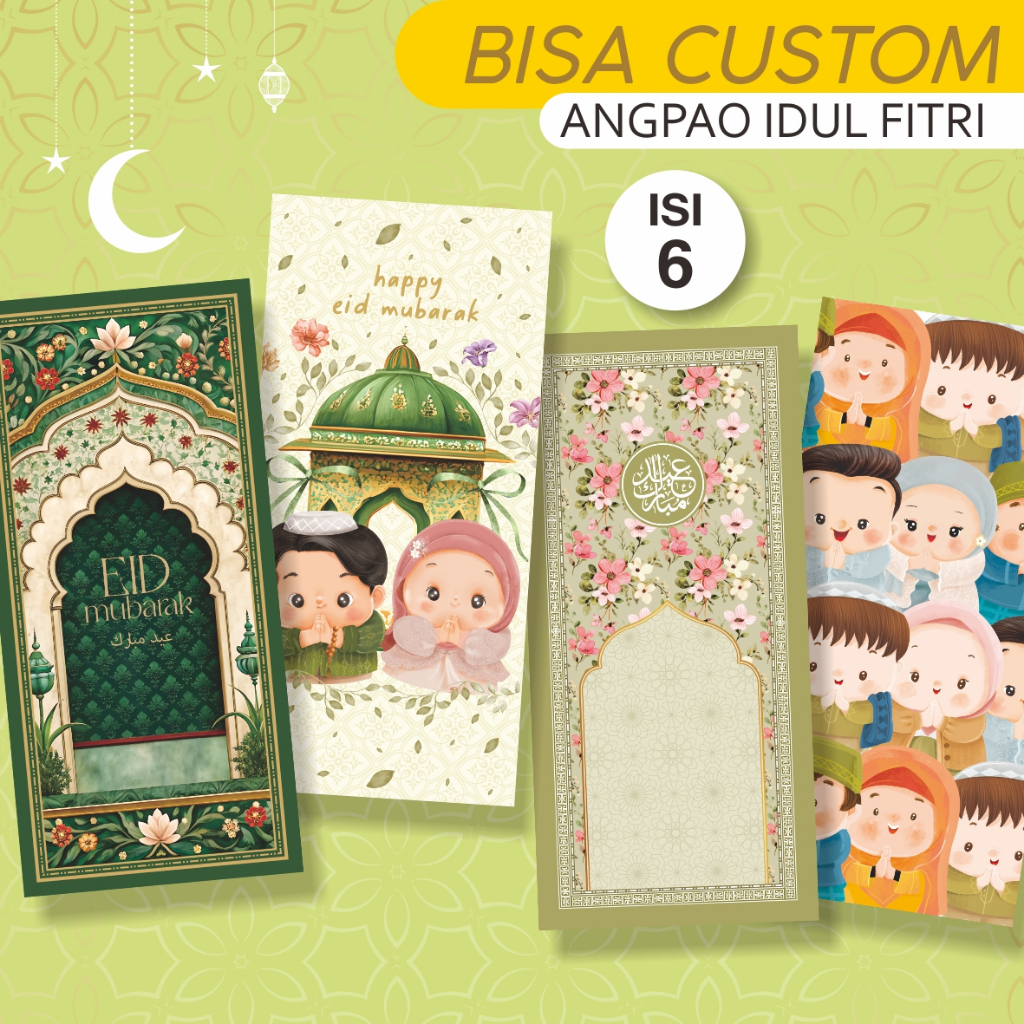 

Amplop Lebaran Angpao Idul Fitri Custom Nama