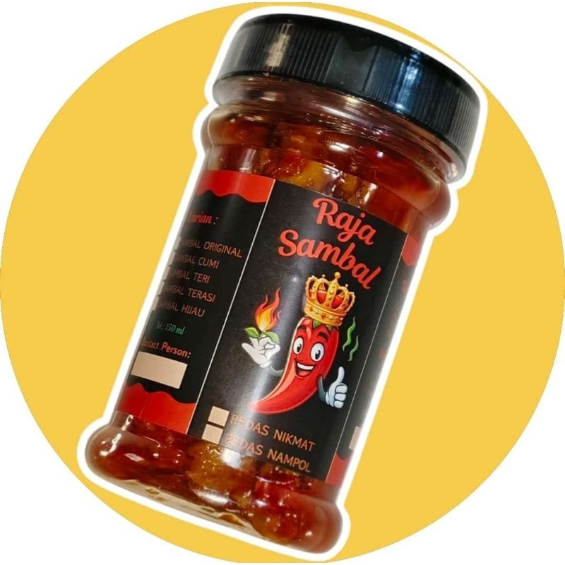 

Raja Sambal / Sambal Original / Cumi / Terasi / Teri / Hijau 130gr