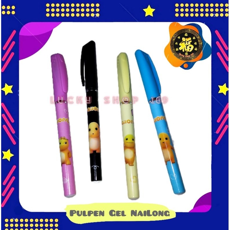 

Pulpen Gel 0,5 | Pulpen Karakter Dino Kuning Nai Long | 1 PCS