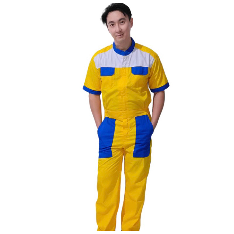 Seragam wearpack bengkel Honda pria kemeja mekanik safety keren