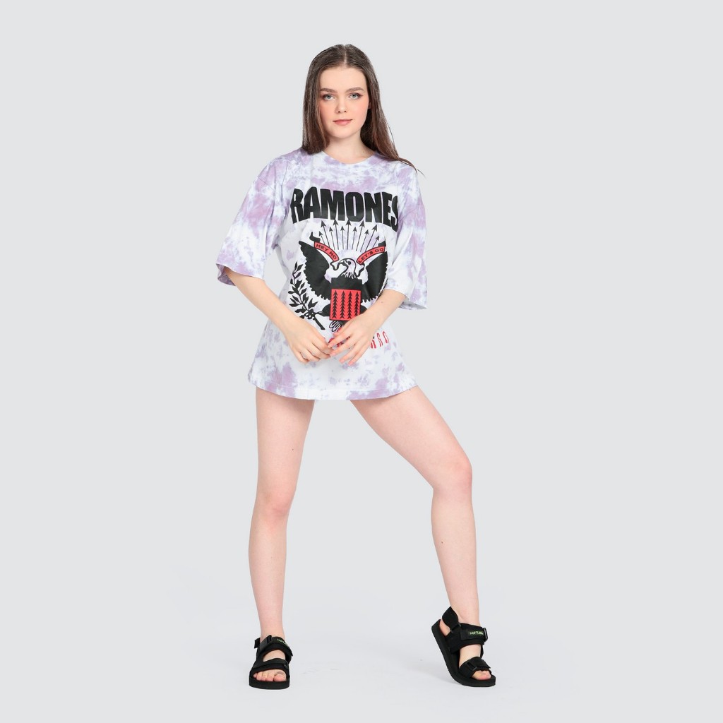 T-SHIRT BAND / RAMONES / TOUR / OVERSIZE / TIE DYE