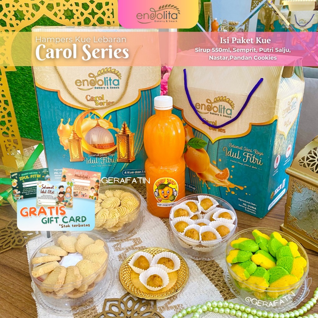 

BEST SELLER!! ENDOLITA PARCEL HAMPERS IDUL FITRI / PAKET SIRUP 4 KUE KERING 1 SIRUP LEBARAN / PAKET SIRUP LEBARAN IDUL FITRI 2025