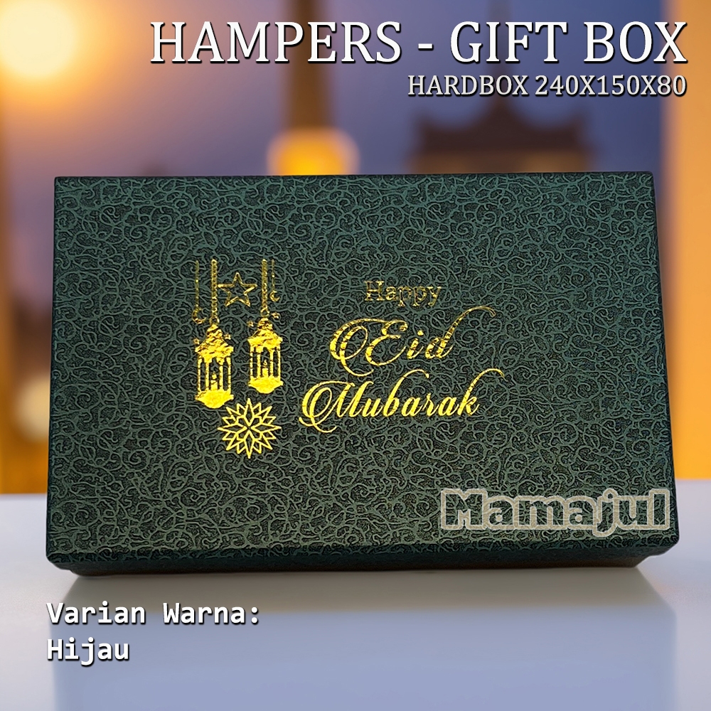 

Kotak Kado Kosong Tanpa Isi Spesial Lebaran Idul Fitri - HAPPY EID MUBARAK 4 Warna 5 Ukuran - Hampers Hard Box - Gift Box
