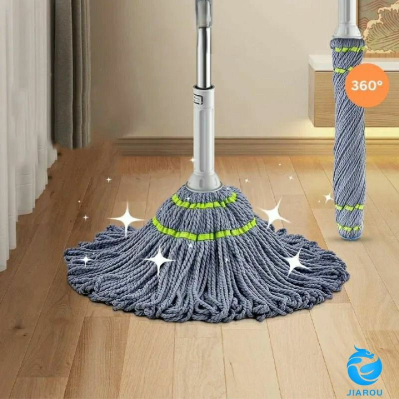 Z3 Alat Pel Lantai Putar Otomatis  Stainless Twist Mop Magic Pel Lantai Besar