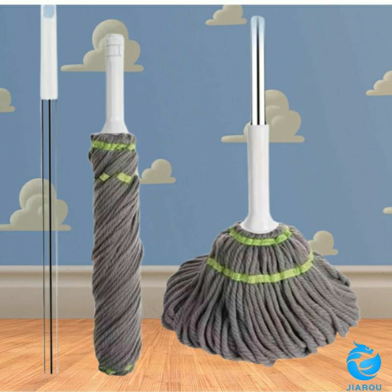 Z3 Alat Pel Lantai Putar Otomatis  Stainless Twist Mop Magic Pel Lantai Besar