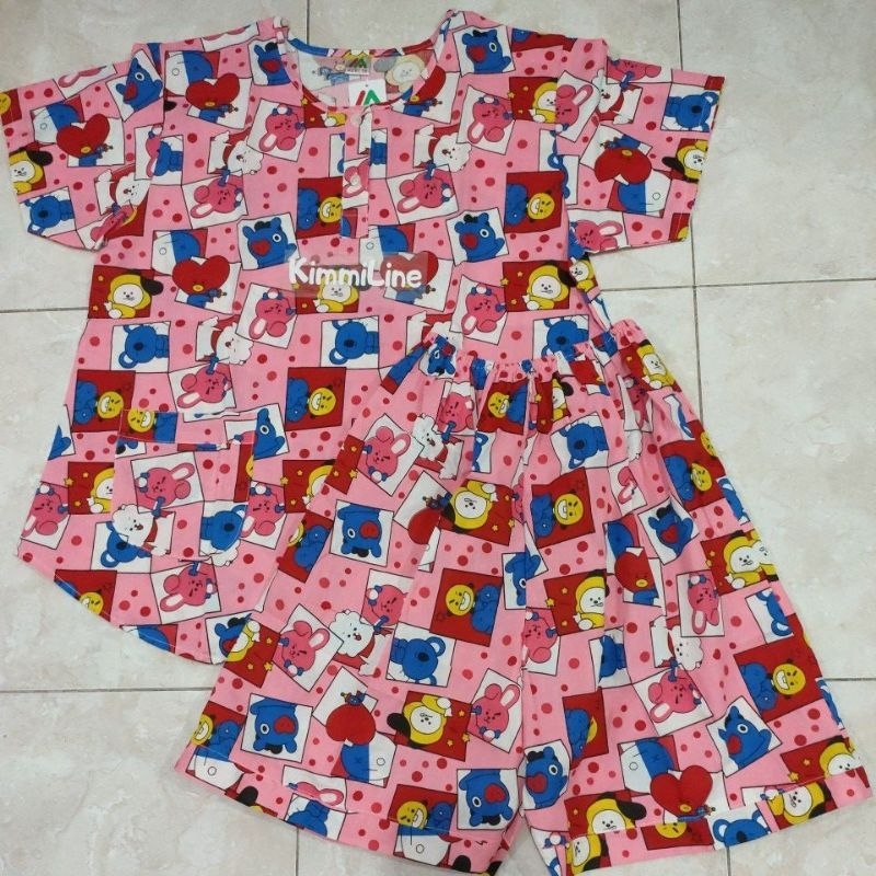 SETELAN BAJU TIDUR BAHAN KATUN MERLIN 3 MODEL CELANA : BD DEWASA CELANA 3/4 BABYDOLL + HP DEWASA CEL
