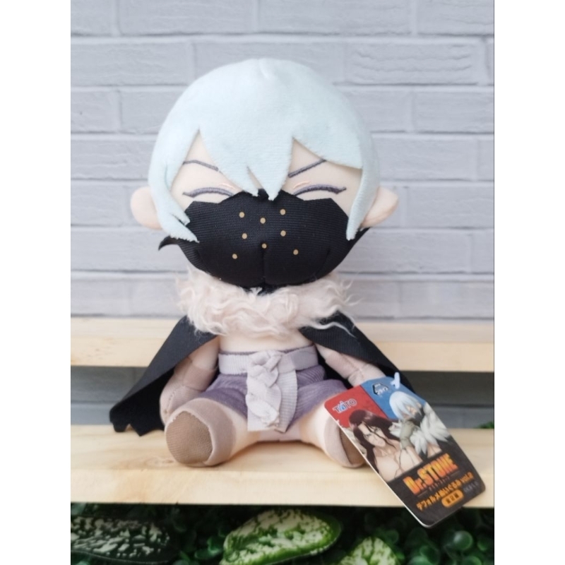 Boneka Plush Anime Dr.STONE [ Hyoga ] Original Taito