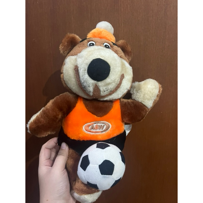 boneka maskot beruang teddy A&W original