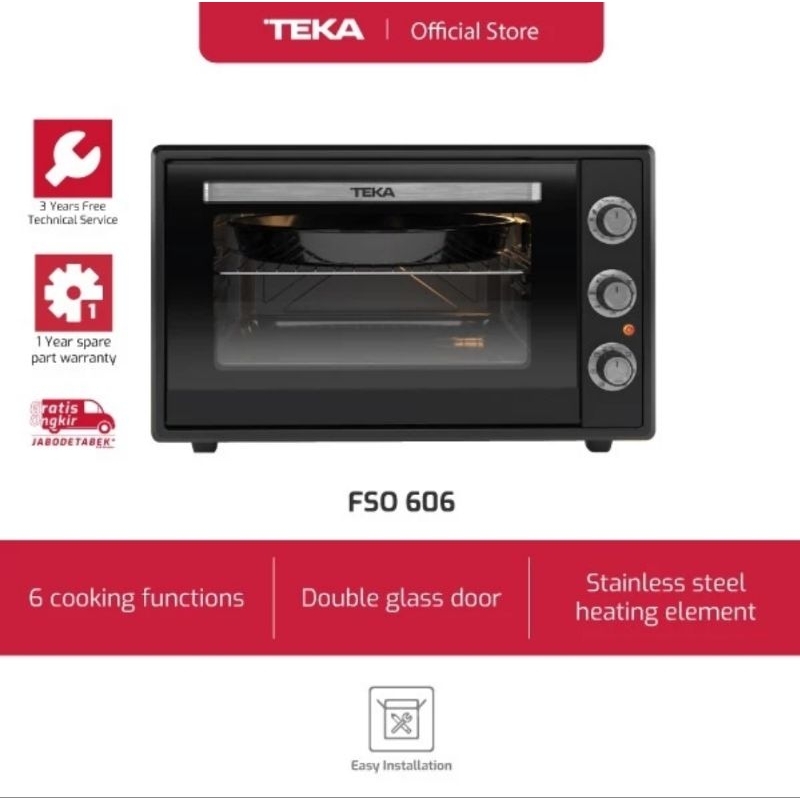 teka FSO606 Oven Listrik