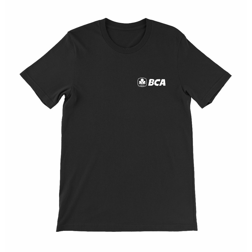 Kaos BCA Baju Logo Bank Bca Atasan Pria Wanita Dewasa