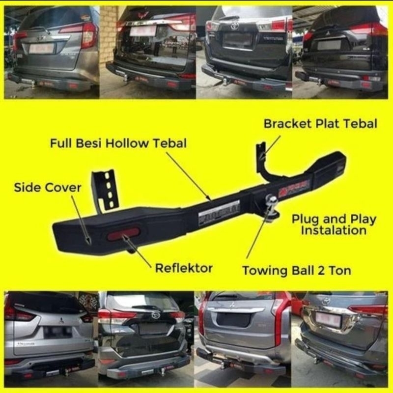 BEMPER BELAKANG TOWING RHINO HILUX  /;TRITON