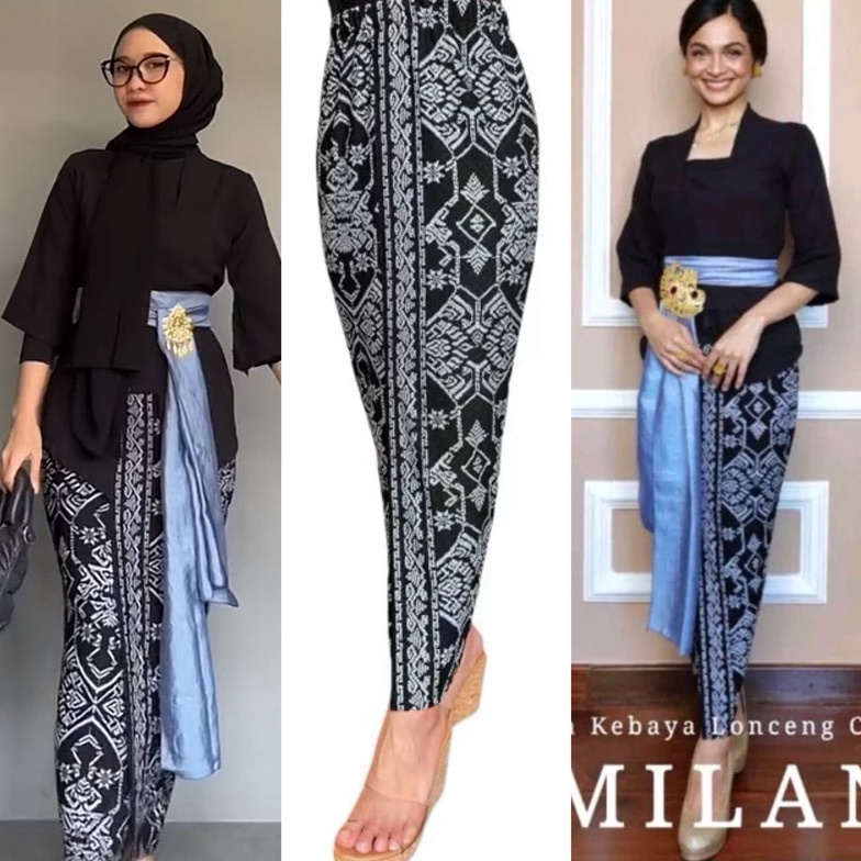KODE I22O ROK KNIT STRETCH DIORAMA SONGKET BALI  ROK PANJANG BAWAHAN KEBAYA  ROK SPAN PANJANG  ROK S