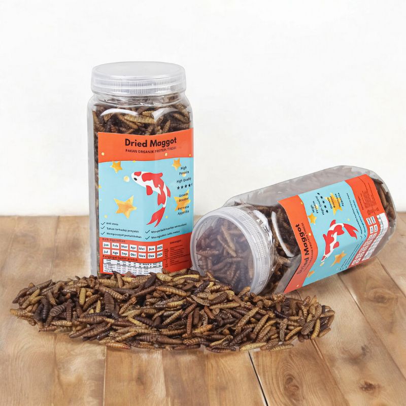 DRIED MAGGOT/KERING 100GRAM GRADE A