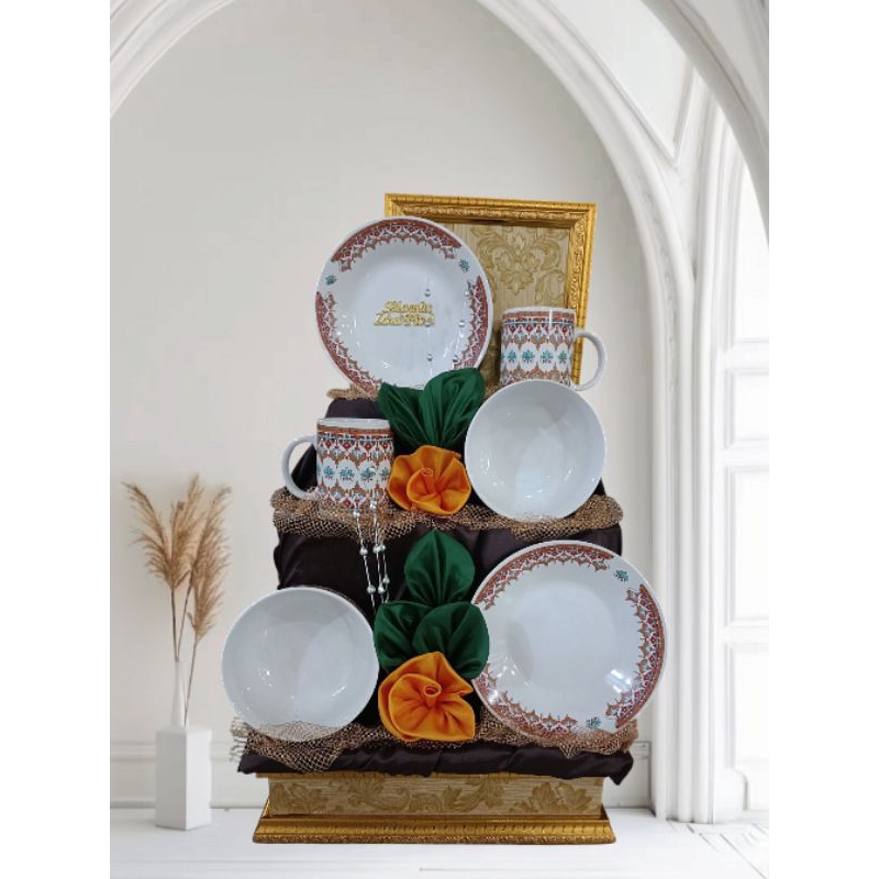 

parsel tea set gold parcel lebaran