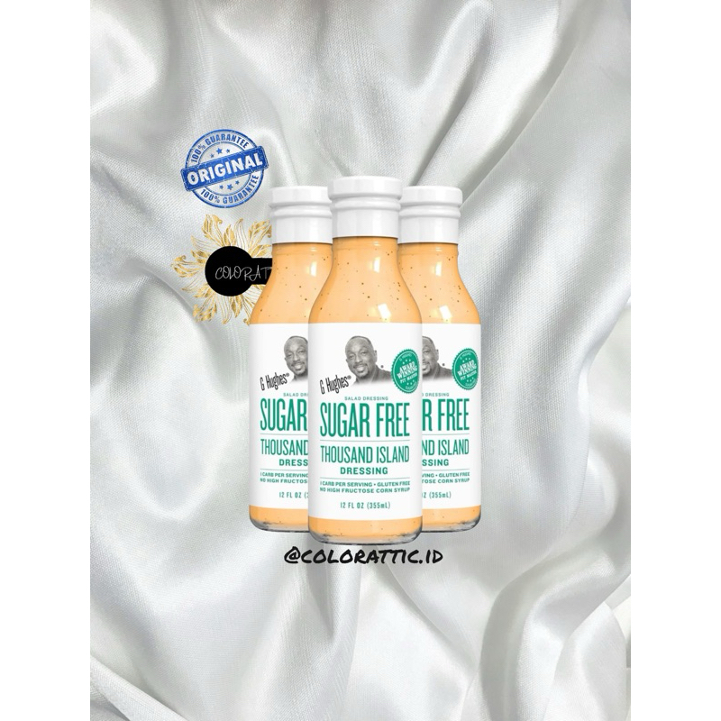 

G Hughes Sugar Free Thousand Island Dressing - Thousand Island Salad Dressings, Low Carb Thousand Island, Gluten Free Salad Dressings - From Usa