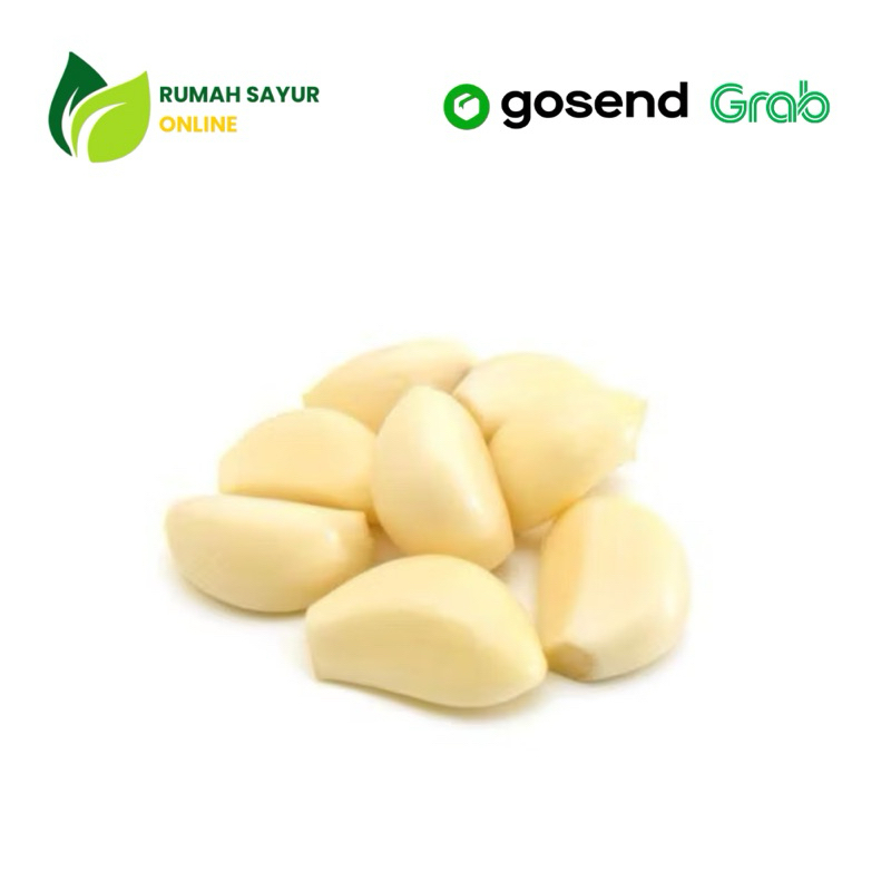 

Bawang Putih Kupas 250gr | Rumah Sayur Online