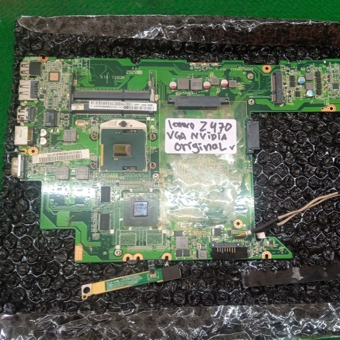 MOTHERBOARD LENOVO IDEAPAD Z470 INTEL CHIP VGA NVIDIA ORI SEHAT OK