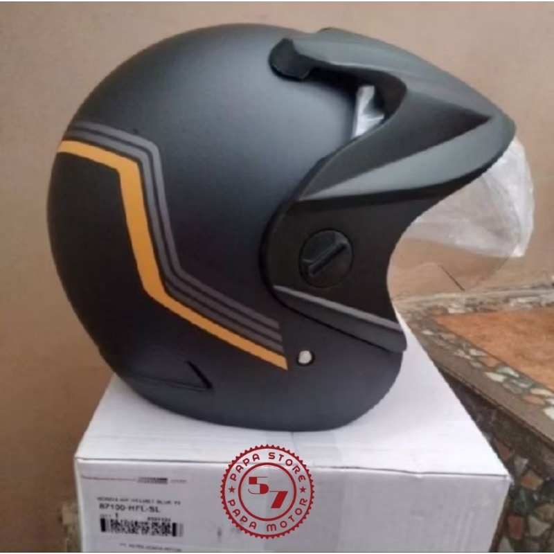HELM HALF FACE HONDA