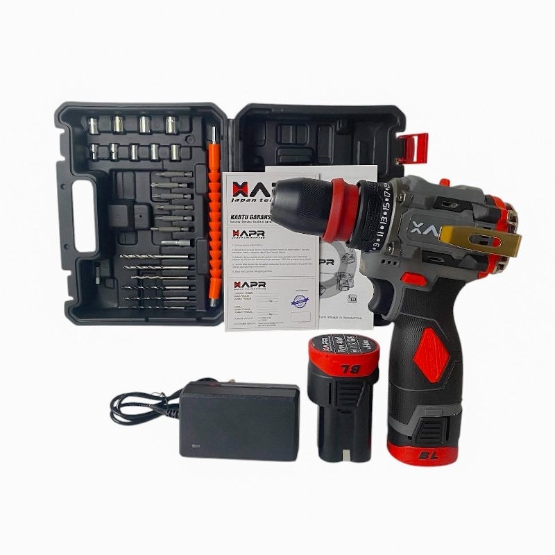 APR AP24PRO BOR CORDLESS 10MM 2BATRAI KOPER