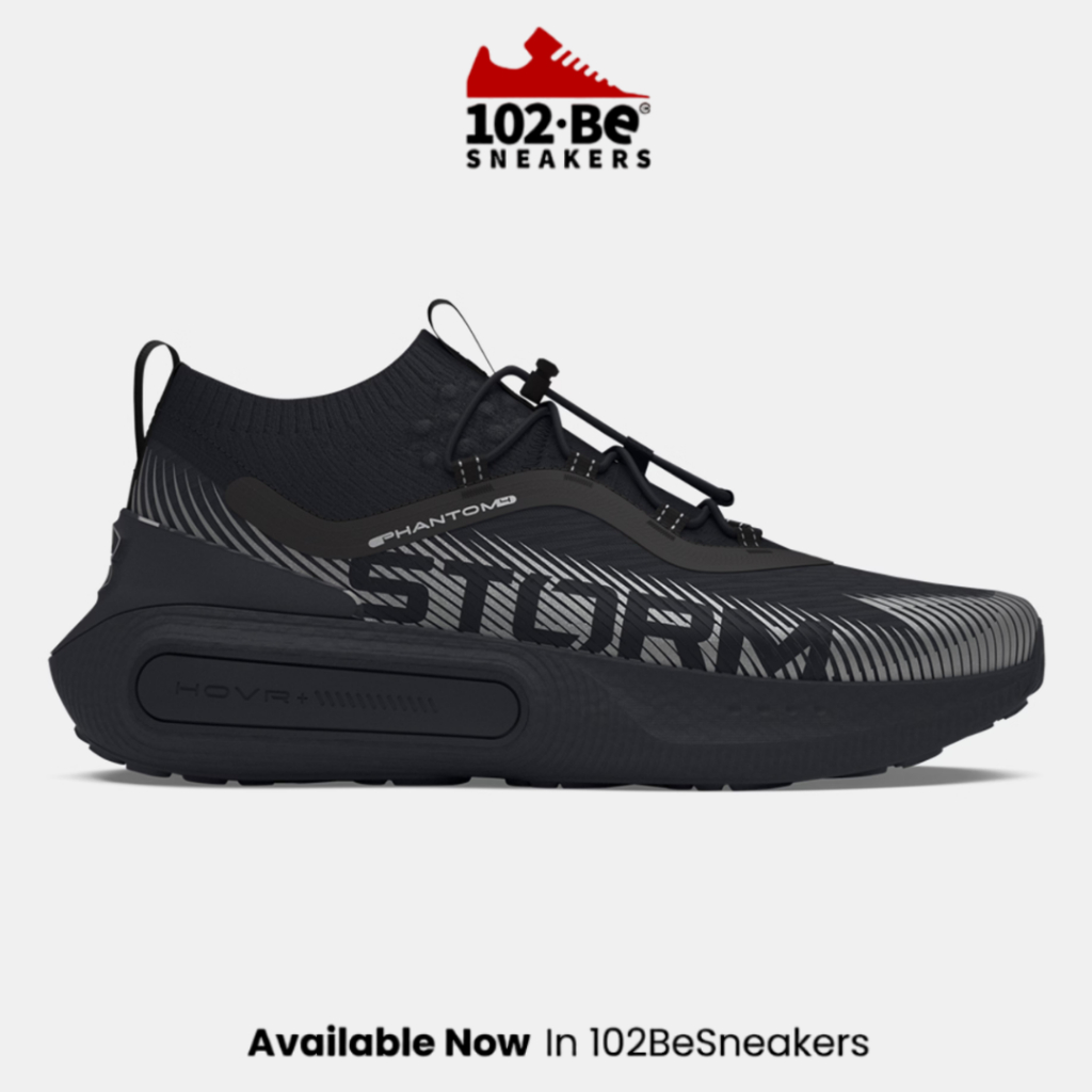 Sepatu Sneaker UA Unisex UA Phantom 4 Storm Shoes - Black Original