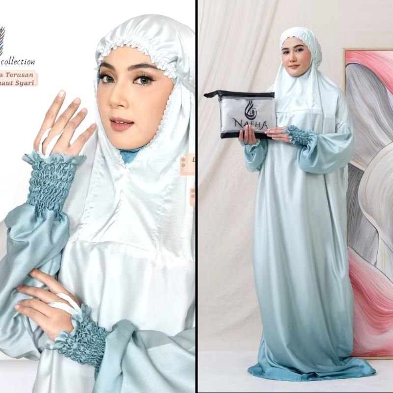 Mukena Motif Silk/mukena renda/mukena silk/mukena umroh/mukena terusan/mukena armany silk