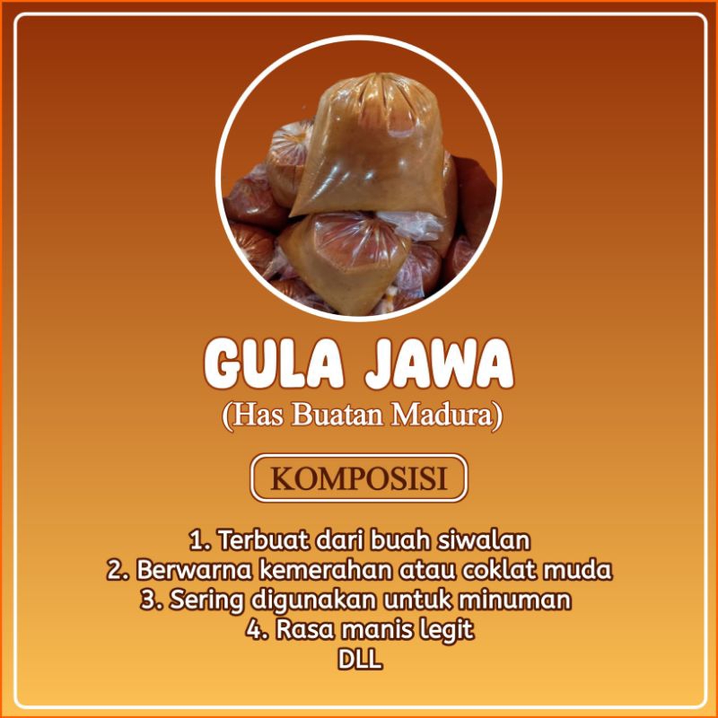 

GULA JAWA ASLI MADURA
