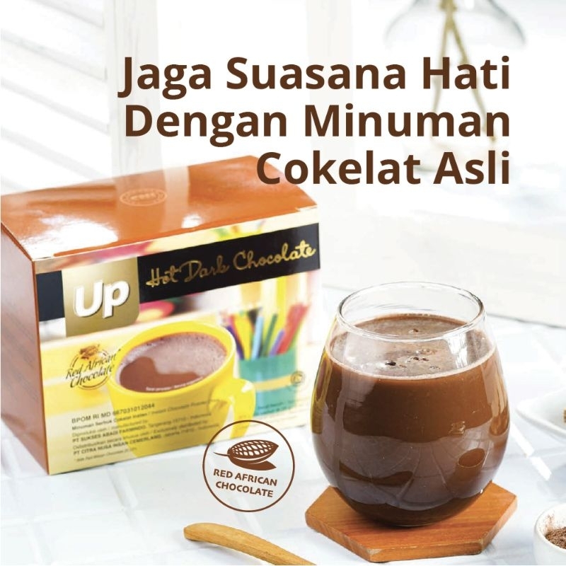 

CNI MINUMAN COKLAT ASLI UP HOT DARK CHOCOLATE 15 SACHET/BOX