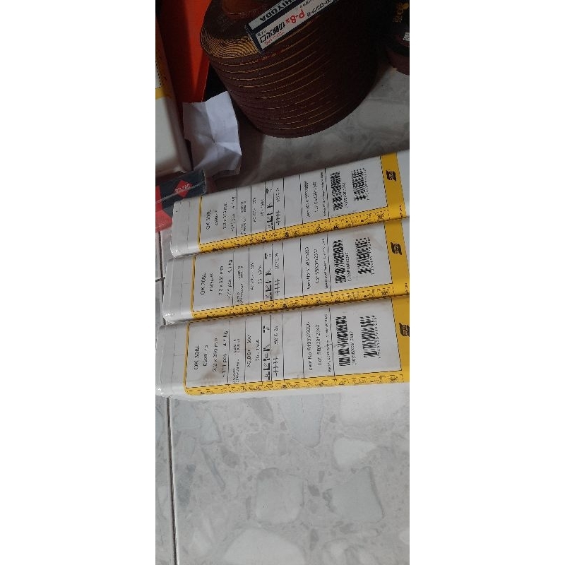 KAWAT LAS STAINLESS STEEL ESAB OK-308L Size.3.2MM E308L-16