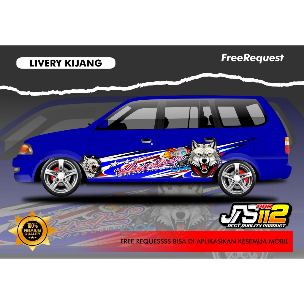 Decal Mobil KIJANG KAPSUL Stiker Mobil KIJANG LGX Stiker Mobil Panther Turbo Livery Mobil KIJANG HOL