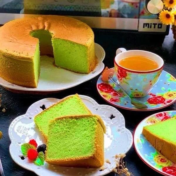 

BOLU CHIFFON PANDAN CHIFFON CAKE KUE BOLU PANGGANG