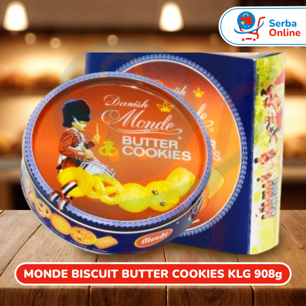 

MONDE BISCUIT BUTTER COOKIES KLG 454g & 908g / PCK 150g