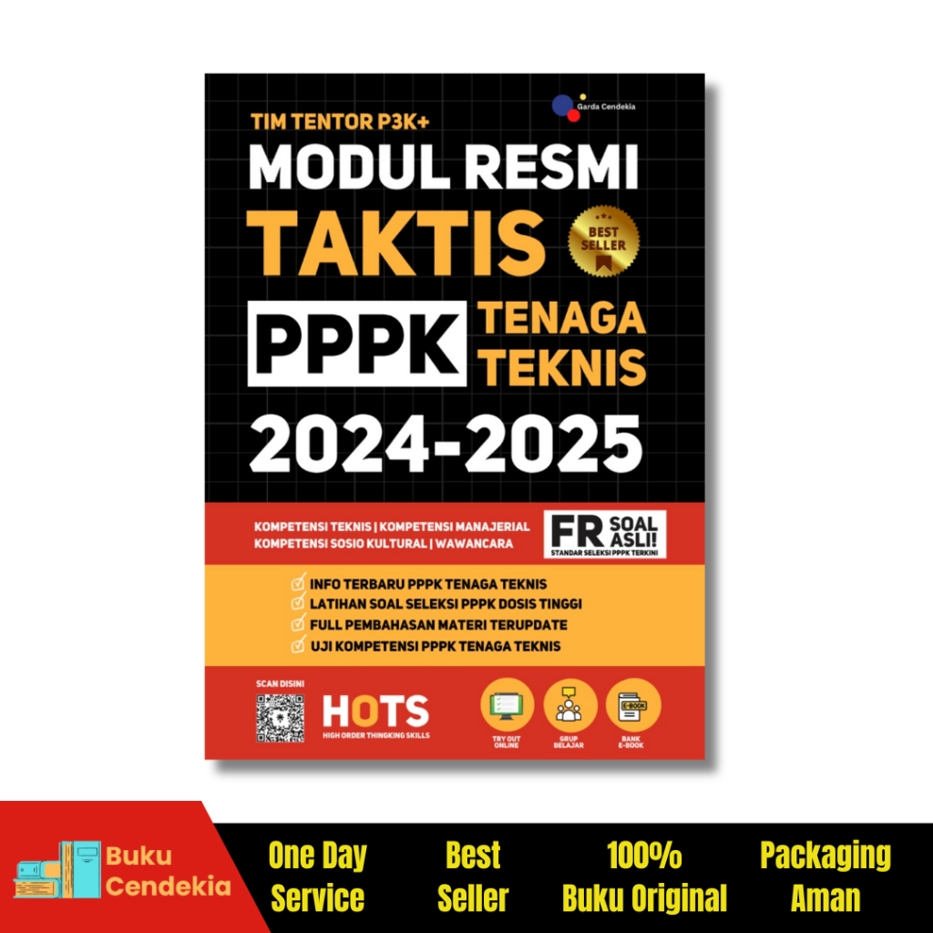 BUKU PPPK TENAGA TEKNIS / MODUL RESMI TAKTIS PPPK TENAGA TEKNIS 2024-2025 / PPPK TEKNIS / PPPK TERBA
