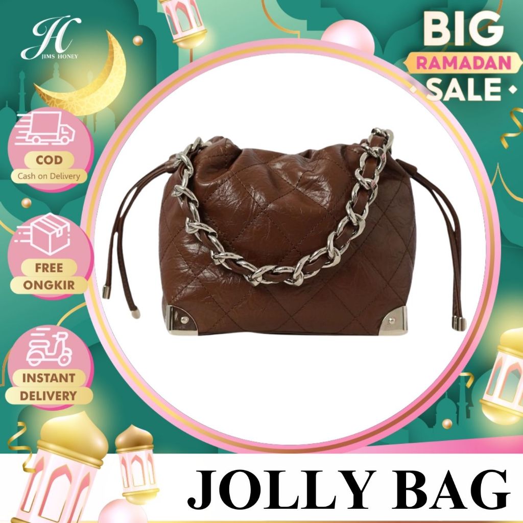 JIMS HONEY FOREVER Tas Wanita Jolly Bag Simple Handbag Selempang Terbaru