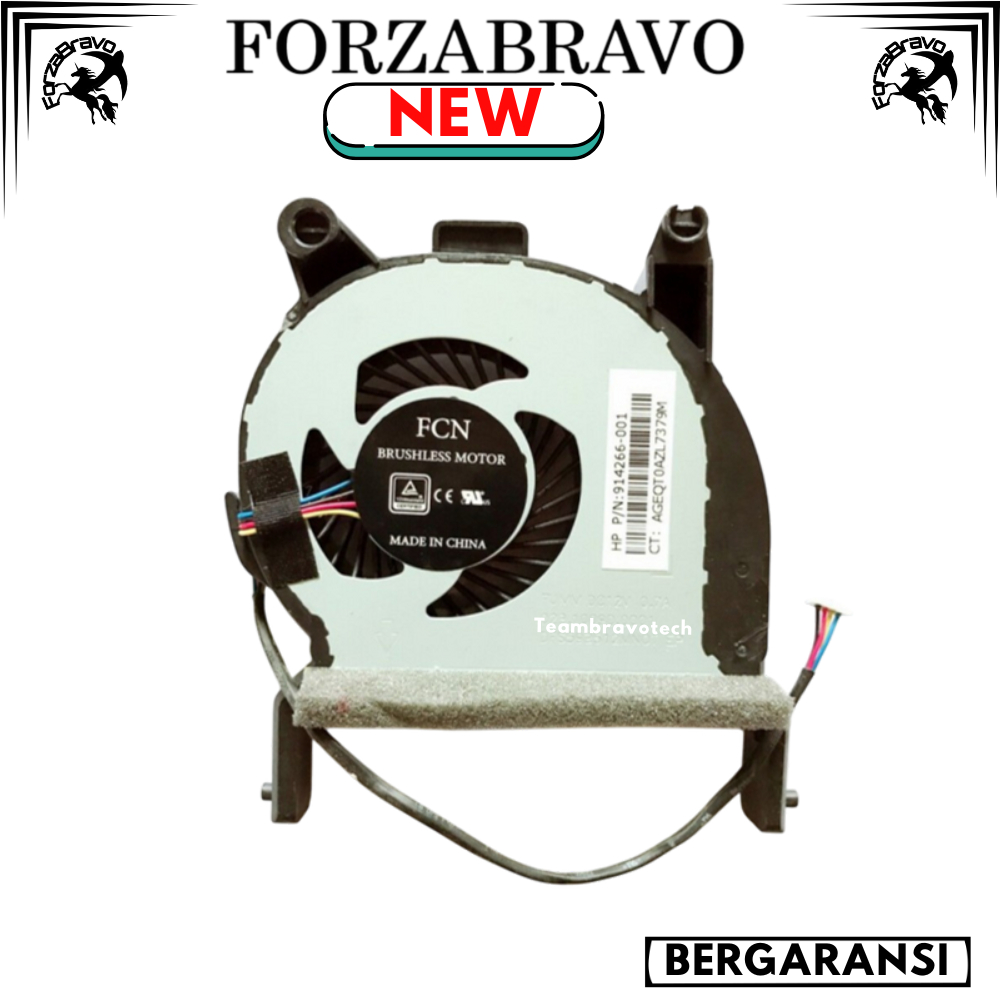 CPU Cooling Fan for HP ProDesk Mini 600 G3 400 G3 HP 600-G3 HP 400G3 CPU (4PIN) New Bergaransi