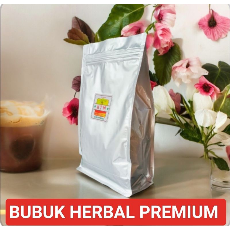 

kemasan 800g flat bottom silver super hijo ktm herbal