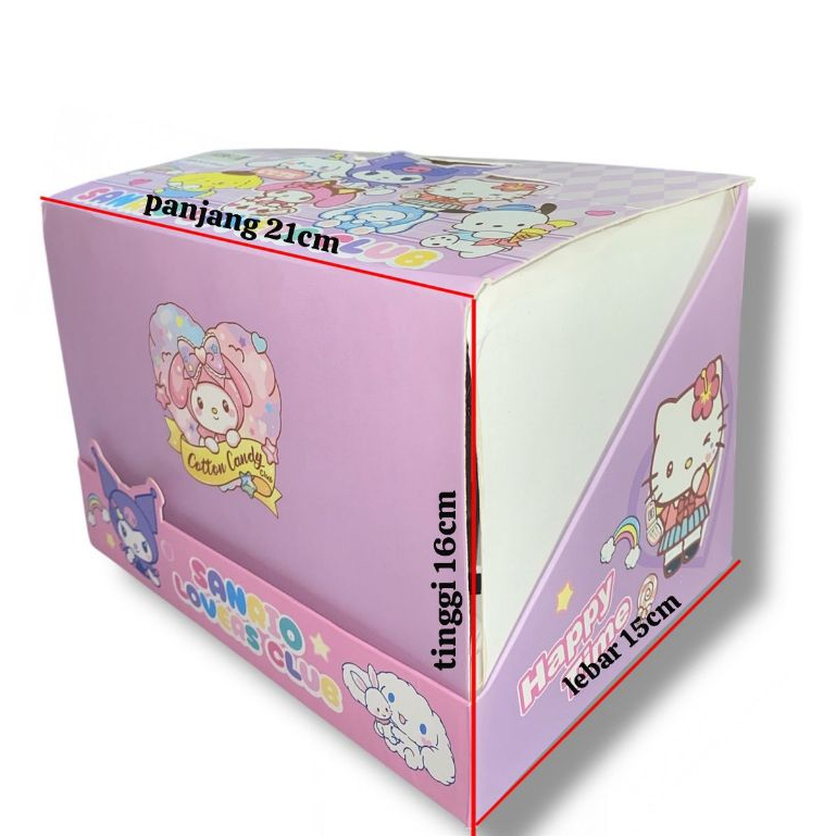 

D3W! 1 Box Isi 48 Pcs Pulpen Gel Karakter Imut Pena Sanrio Pulpen Grosir Bolpoin Fancy Murah