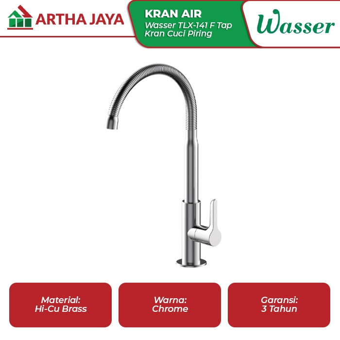 Wasser Kran Cuci Piring TLX-141 F Tap Kran Sink Flexible / Kran Meja