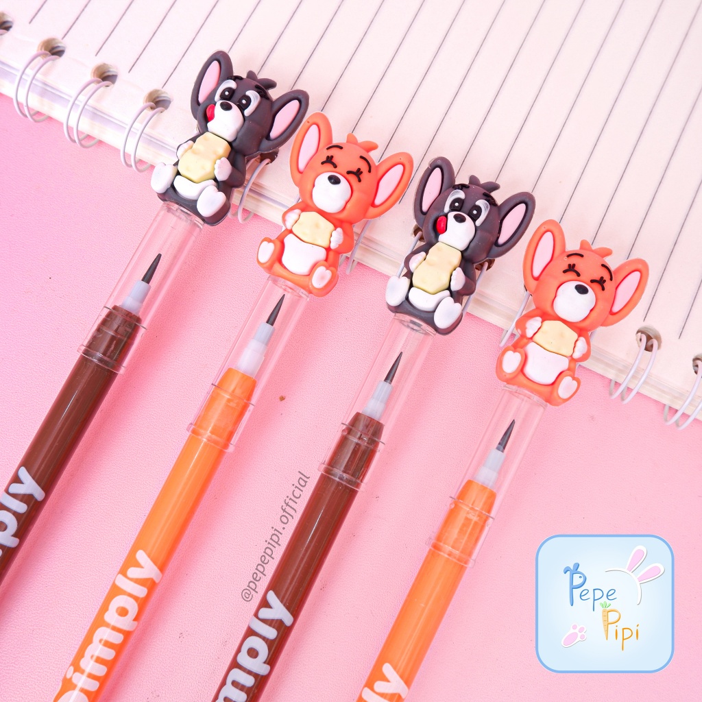

Pensil Susun / Peluru Tom & Jerry Lantu Bensia Bisa Refill Isi Benzia Pencil Refil Pensil tumpuk