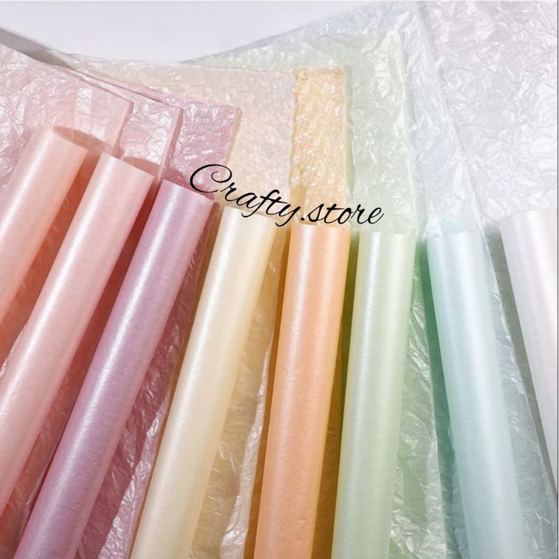 

Cellophane Glossy non waterproof_Kertas Cellophane Pearlescent non Waterproof
